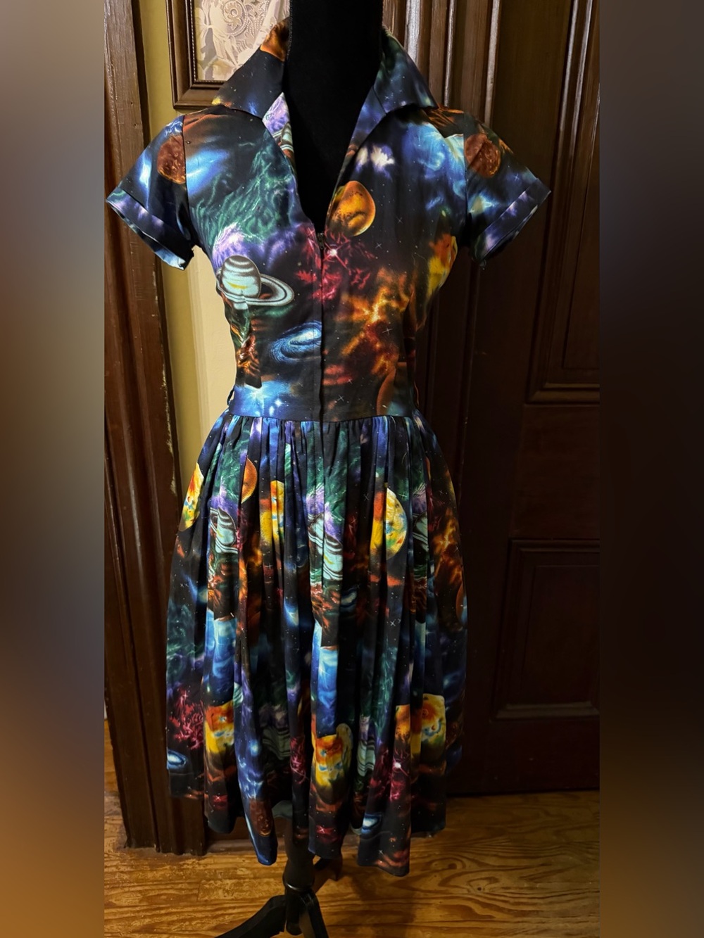Bernie Dexter space print dress small
